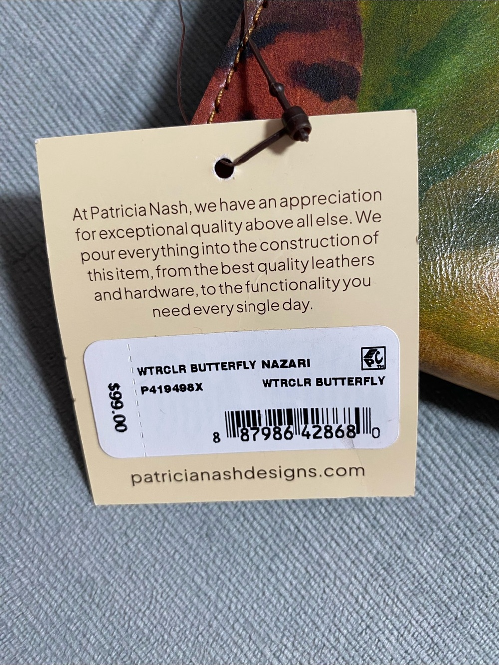 Patricia Nash NWT Avellino  Leather Crossbody & Nazari Wallet Set Spring Multi - Picture 4 of 17